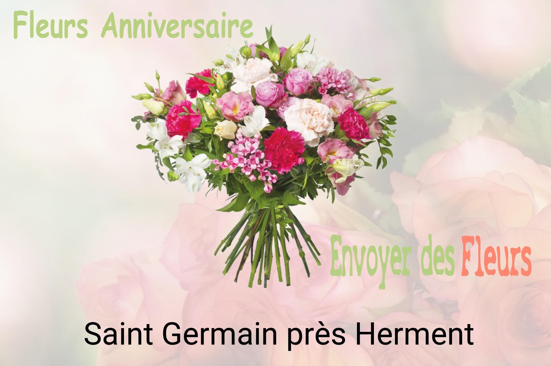 Bouquet de fleurs d’anniversaire livré à Saint-Germain-près-Herment